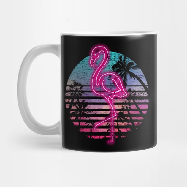 Retro Flamingo by shirtsyoulike